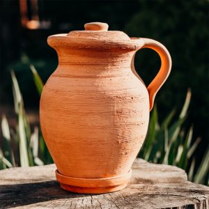 Gliniany dzbanek do wody 1,5 L - Glina z Podlasia